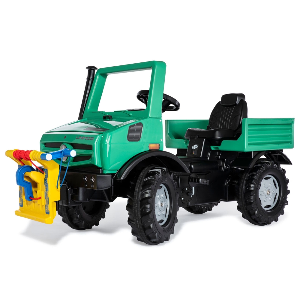 Minamas sunkvežimis Rolly Toys RollyUnimog Forst Mercedes-Benz su gerve-Judėjimui, Minami traktoriai ir jų priedai-e-vaikas