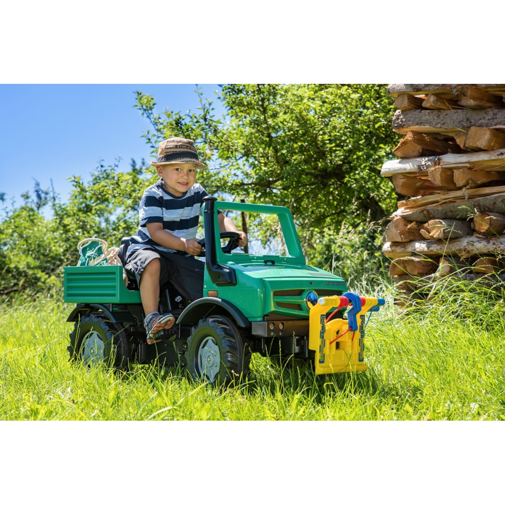 Minamas sunkvežimis Rolly Toys RollyUnimog Forst Mercedes-Benz su gerve-Judėjimui, Minami traktoriai ir jų priedai-e-vaikas