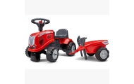 FALK Baby Mac Cormick Red Tractor with Trailer + accessories from 1 year