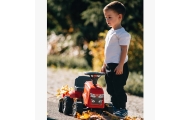 FALK Baby Massey Ferguson Red Tractor with Trailer + Accessories. From 1 year