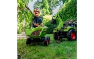 Minamas traktorius FALK Claas Axos 330 su kaušu ir priekaba (3–7 metai)-Judėjimui, Minami traktoriai ir jų priedai-e-vaikas