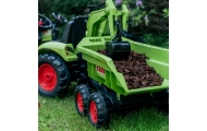 Minamas traktorius FALK Claas Axos 330 su kaušu ir priekaba (3–7 metai)-Judėjimui, Minami traktoriai ir jų priedai-e-vaikas