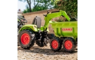 Minamas traktorius FALK Claas Axos 330 su kaušu ir priekaba (3–7 metai)-Judėjimui, Minami traktoriai ir jų priedai-e-vaikas