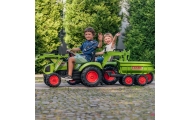 Minamas traktorius FALK Claas Axos 330 su kaušu ir priekaba (3–7 metai)-Judėjimui, Minami traktoriai ir jų priedai-e-vaikas