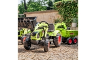 Minamas traktorius FALK Claas Axos 330 su kaušu ir priekaba (3–7 metai)-Judėjimui, Minami traktoriai ir jų priedai-e-vaikas
