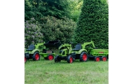 Minamas traktorius FALK Claas Axos 330 su kaušu ir priekaba (3–7 metai)-Judėjimui, Minami traktoriai ir jų priedai-e-vaikas