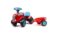 FALK Ride-on Tractor Go! with Trailer Red 1-3 years