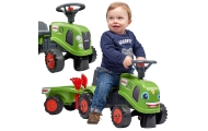 FALK Traktorek Baby Claas Zielony z Przyczepką + akc. od 1 roku					