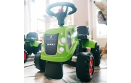 FALK Traktorek Baby Claas Zielony z Przyczepką + akc. od 1 roku					