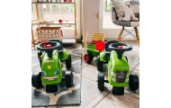 FALK Traktorek Baby Claas Zielony z Przyczepką + akc. od 1 roku					
