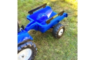 FALK Traktor na Pedały New Holland Duży z Przyczepką + Otwierana Maska od 2 lat