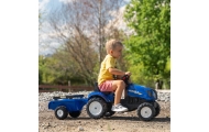 Pedalinis traktorius FALK New Holland Large su priekaba + atidaromas variklio dangtis nuo 2 metų-Judėjimui, Minami traktoriai ir
