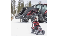 FALK Raudonasis Valtra S4 pedalinis traktorius su priekaba nuo 3 metų amžiaus