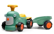 FALK Baby Maurice Green Vintage Tractor with Trailer for ages 1-3