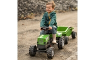 WOOPIE Traktor na Pedały Big PowerTrac z Przyczepą XXL
