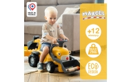 FALK Marcel Ride-on Excavator Walker with Trailer