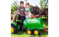 Rolly Toys rollyTanker John Deere cysterna dwuosiowa + pompka