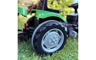 Pedalinis traktorius su priekaba WOOPIE Farmer GoTrac MAXI, žalias-Judėjimui, Minami traktoriai ir jų priedai-e-vaikas