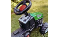 Pedalinis traktorius su priekaba WOOPIE Farmer GoTrac MAXI, žalias-Judėjimui, Minami traktoriai ir jų priedai-e-vaikas