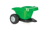 Pedalinis traktorius su priekaba WOOPIE Farmer GoTrac MAXI, žalias-Judėjimui, Minami traktoriai ir jų priedai-e-vaikas
