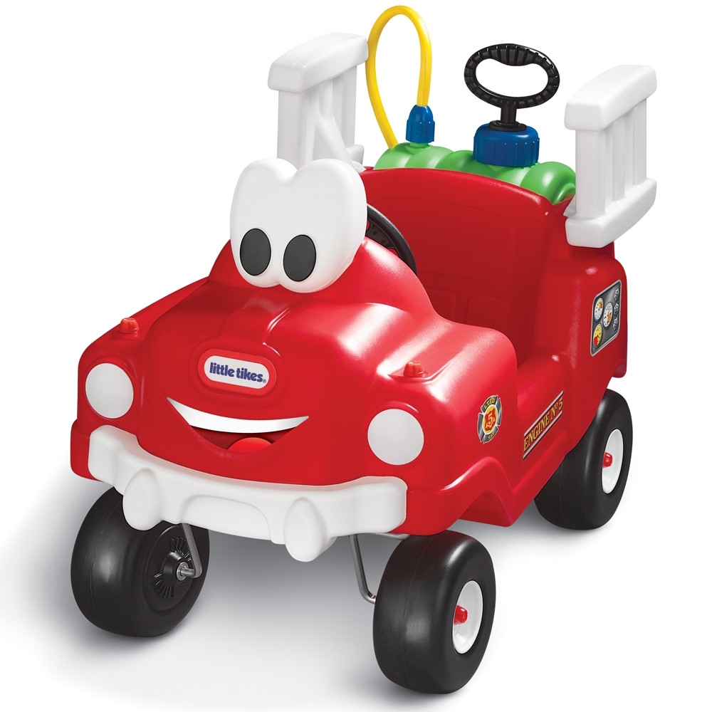 Paspiriamas gaisrinis automobilis su vandens rezervuaru Little Tikes-Judėjimui, Paspiriamosios mašinėlės ir jų priedai, Paspiria