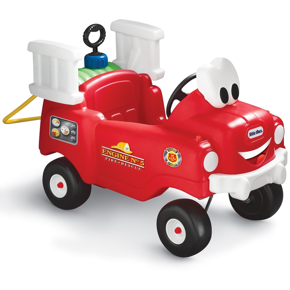 Paspiriamas gaisrinis automobilis su vandens rezervuaru Little Tikes-Judėjimui, Paspiriamosios mašinėlės ir jų priedai, Paspiria
