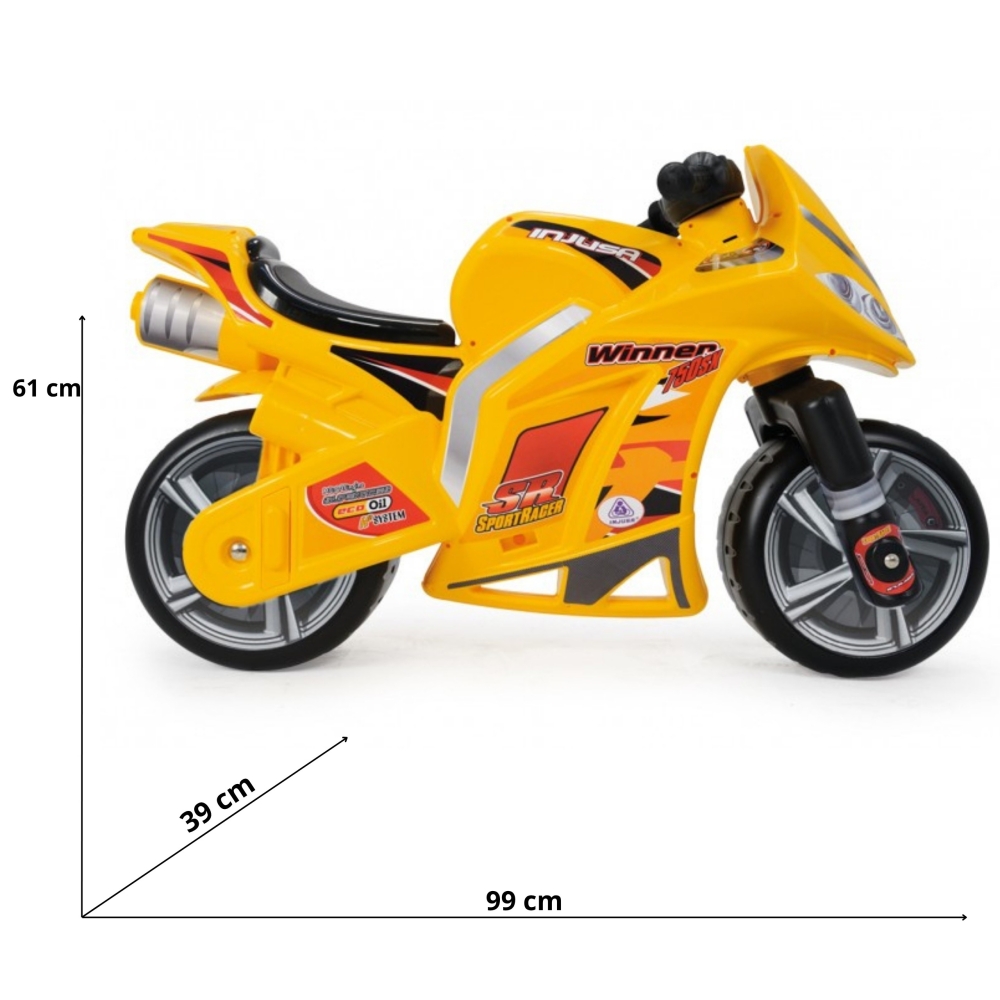 Paspiriamas motociklas INJUSA Push Ride Running 750 sx, nuo 3 metų-Judėjimui, Balansiniai dviratukai-e-vaikas