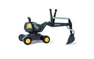 Paspiriamas ekskavatorius Rolly Toys Volvo rollyDigger, juodas-Judėjimui, Žaislai, Paspiriamosios mašinėlės ir jų priedai, Lauko