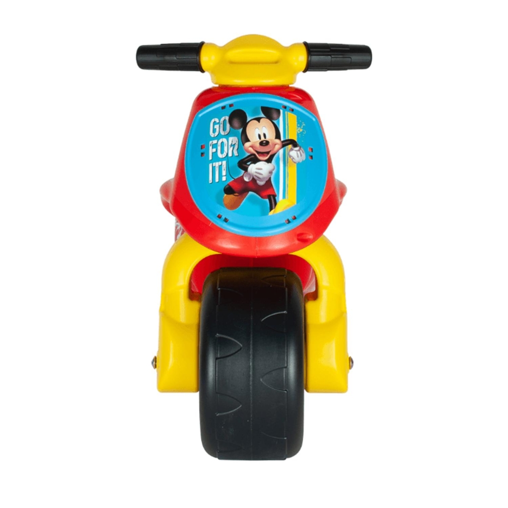 Paspiriamas motociklas INJUSA Mickey Mouse, raudonas-Judėjimui, Balansiniai dviratukai-e-vaikas