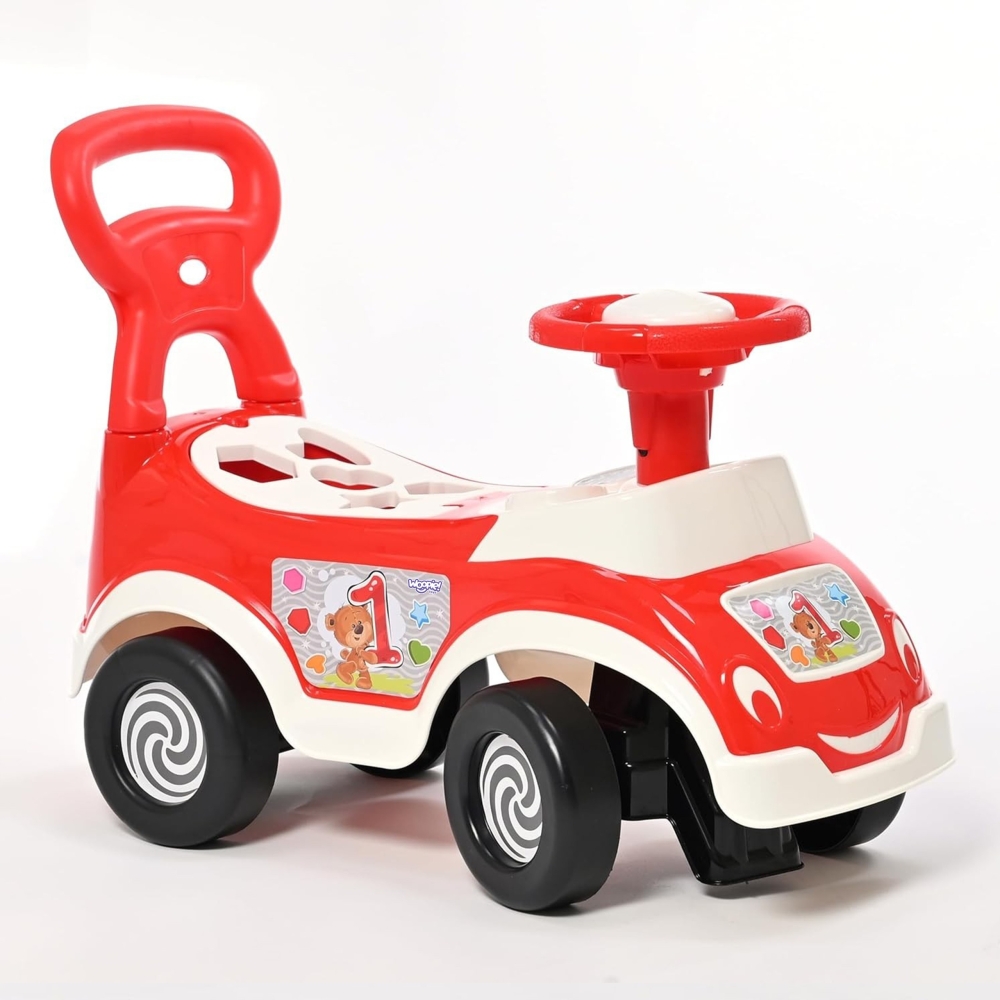 WOOPIE 4-in-1 Ride-on Sorter Pusher Walker + Horn Storage					