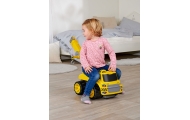 Paspiriama mašinėlė BIG Maxi kranas, geltona-Judėjimui, Paspiriamosios mašinėlės ir jų priedai, Paspiriamos mašinėlės-e-vaikas