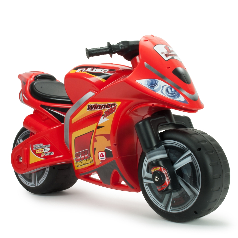Paspiriamas motociklas INJUSA Ride-on Pusher Race Bike Winner 750 SX, raudonas-Judėjimui, Balansiniai dviratukai-e-vaikas