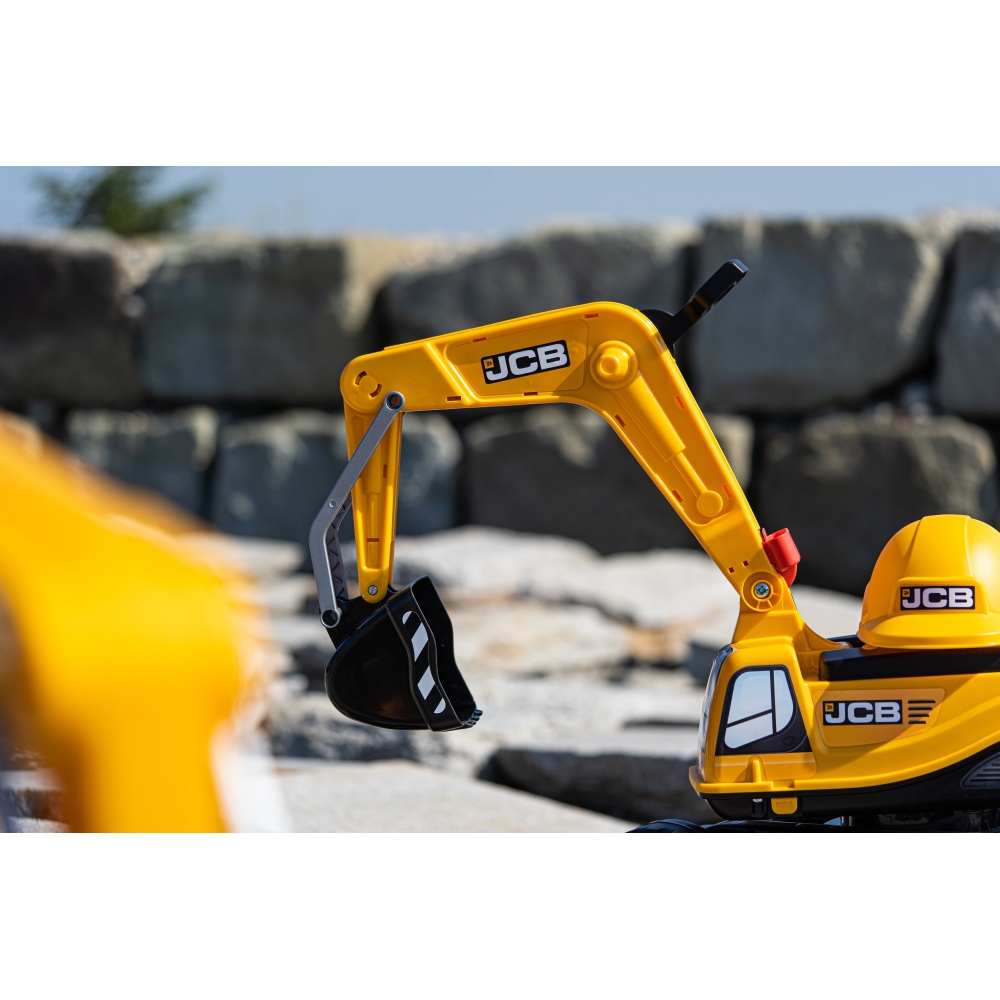 FALK JCB DIGGER Excavator Rotating Yellow Moving Bucket From 3 Years.