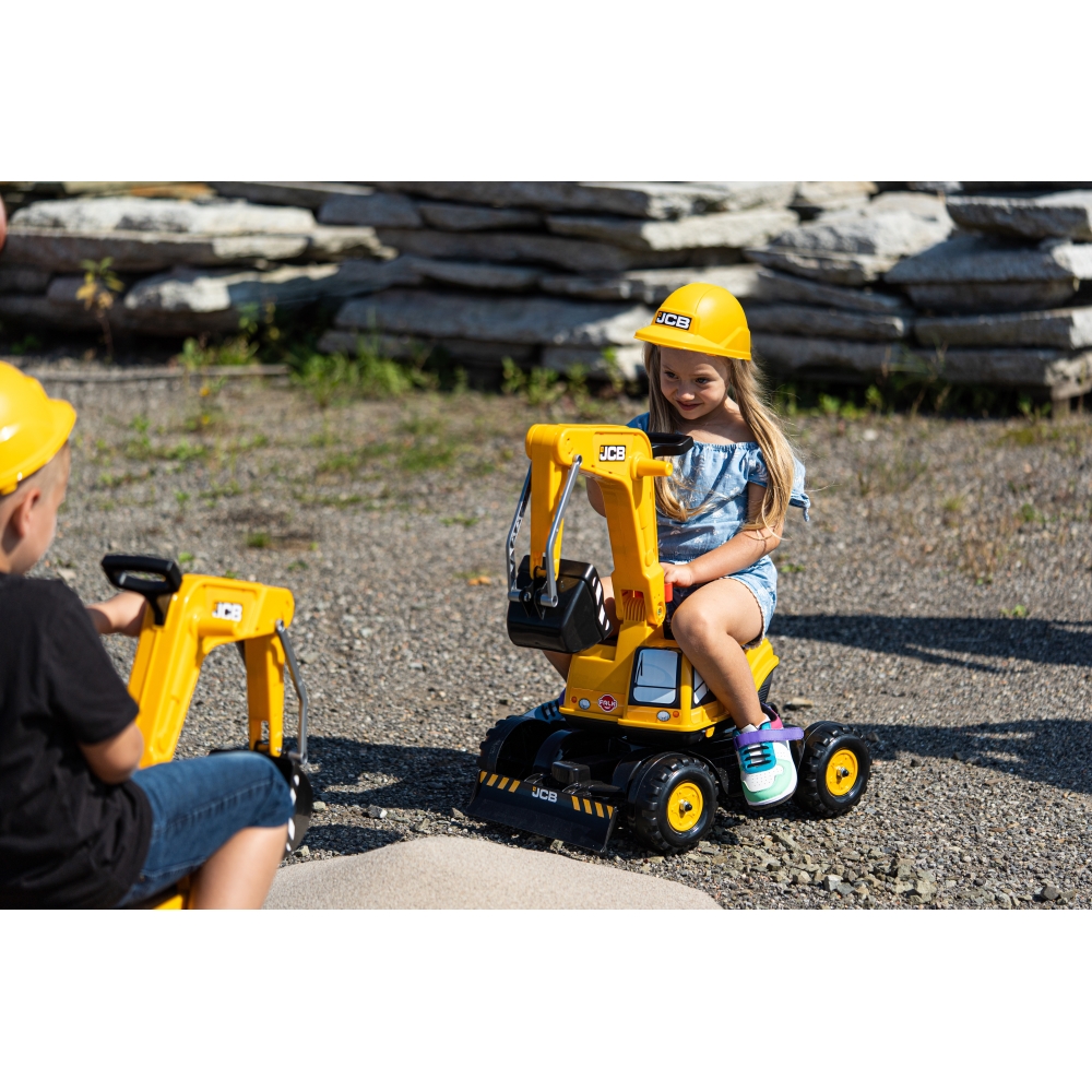 FALK JCB DIGGER Excavator Rotating Yellow Moving Bucket From 3 Years.