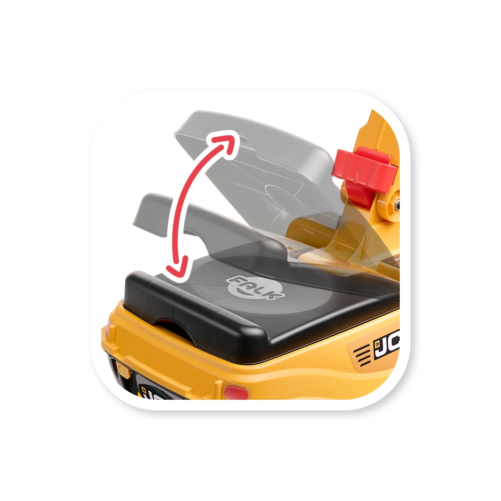 FALK JCB DIGGER Excavator Rotating Yellow Moving Bucket From 3 Years.