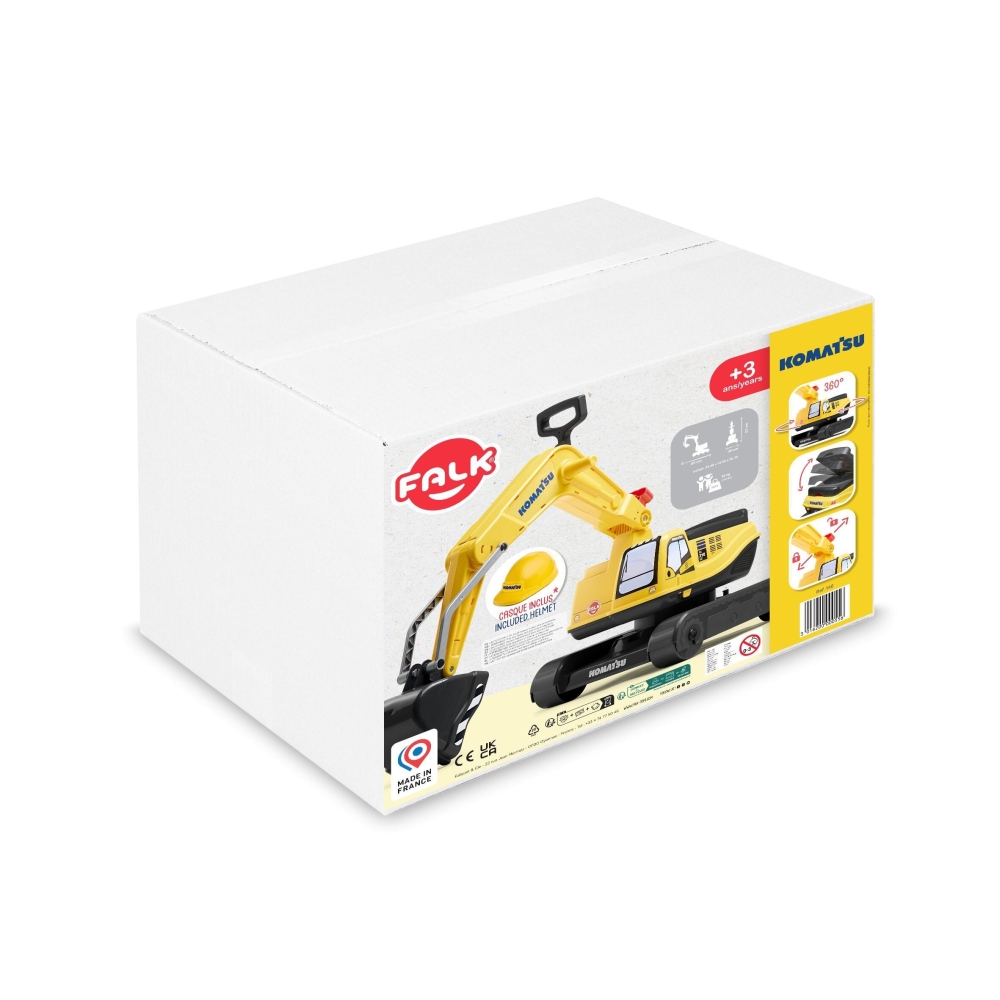 FALK Komatsu Excavator Rotating Shovel + Helmet