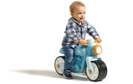Paspiriamas motociklas FALK Quiet Wheels Motor Prem1er Retro Blue 1+-Judėjimui, Balansiniai dviratukai-e-vaikas