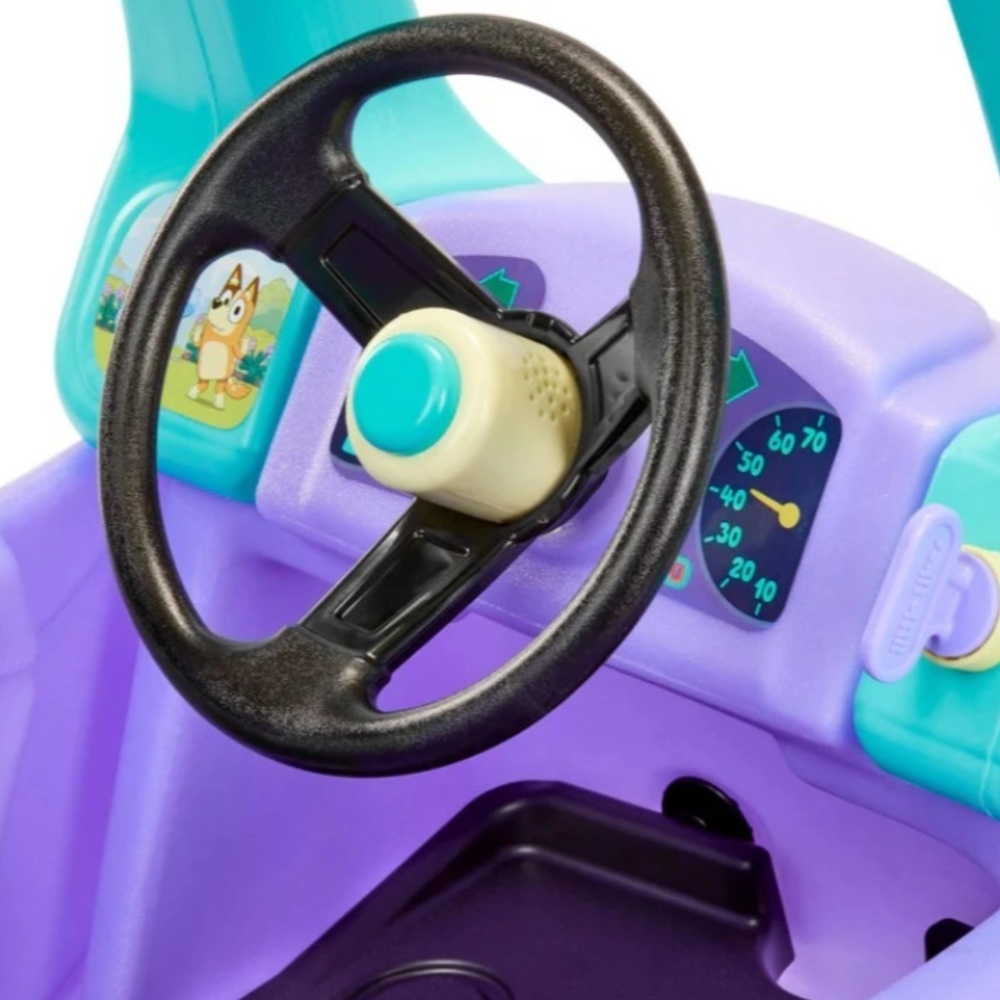 Paspiriama mašinėlė Little Tikes Cozy Coupe Bluey Rider-Judėjimui, Paspiriamosios mašinėlės ir jų priedai, Paspiriamos mašinėlės