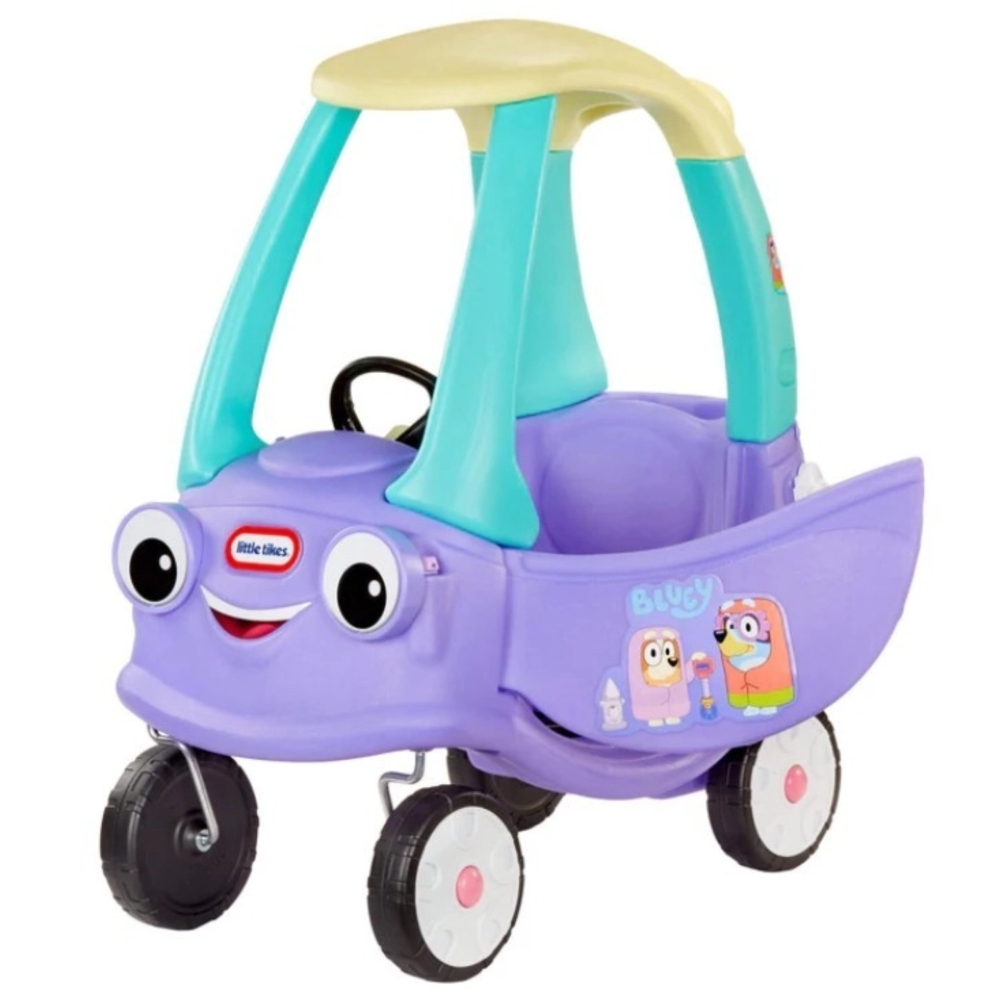 Paspiriama mašinėlė Little Tikes Cozy Coupe Bluey Rider-Judėjimui, Paspiriamosios mašinėlės ir jų priedai, Paspiriamos mašinėlės