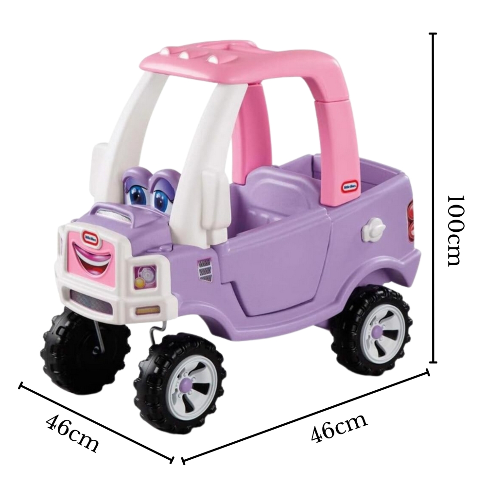 Paspiriama mašinėlė LITTLE TIKES Princess Cozy Truck rožinis-Judėjimui, Paspiriamosios mašinėlės ir jų priedai, Paspiriamos maši
