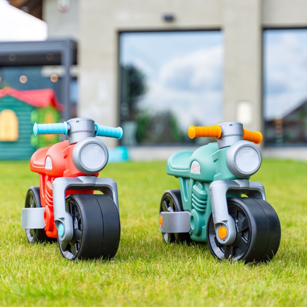 FALK Ride-on Motorbike Moto Premier Vintage Green for 1-3 Years 