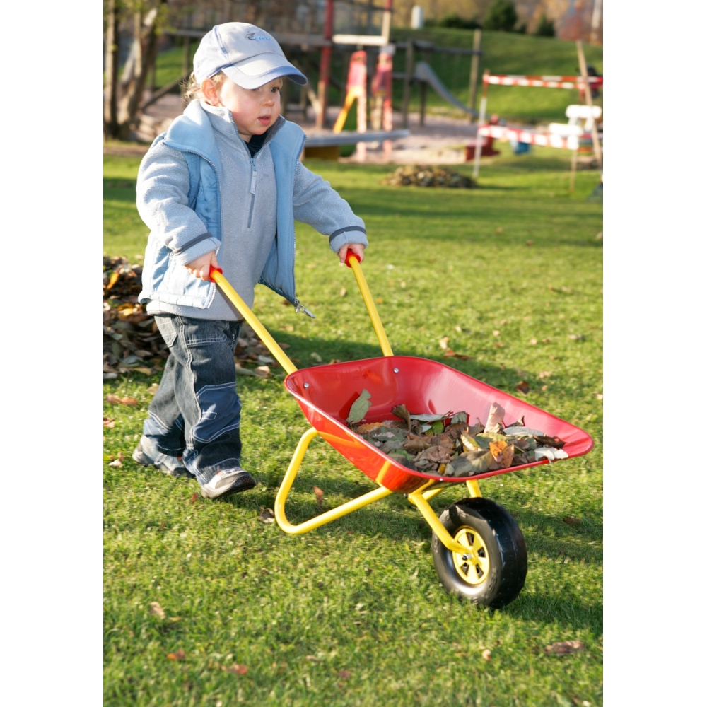 Taczka dla dzieci czerwona metalowa Rolly Toys					