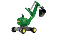 Paspiriamas ekskavatorius Rolly Toys 421022 John Deere Rolly-Digger-Judėjimui, Paspiriamosios mašinėlės ir jų priedai, Paspiriam