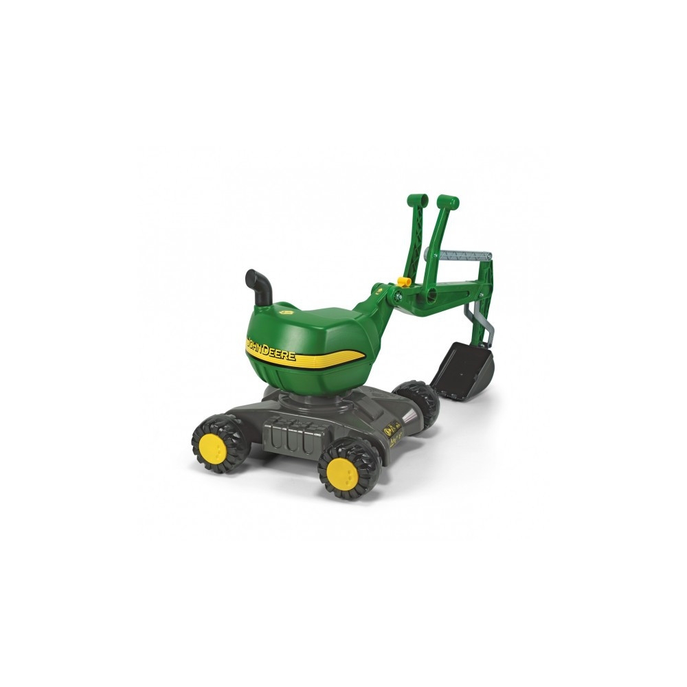 Paspiriamas ekskavatorius Rolly Toys 421022 John Deere Rolly-Digger-Judėjimui, Paspiriamosios mašinėlės ir jų priedai, Paspiriam