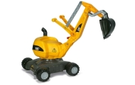 "Rolly Toys" RollyDigger CAT - pasukamas ekskavatorius geltonos spalvos