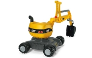 "Rolly Toys" RollyDigger CAT - pasukamas ekskavatorius geltonos spalvos