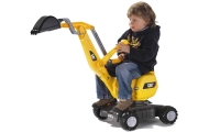 "Rolly Toys" RollyDigger CAT - pasukamas ekskavatorius geltonos spalvos