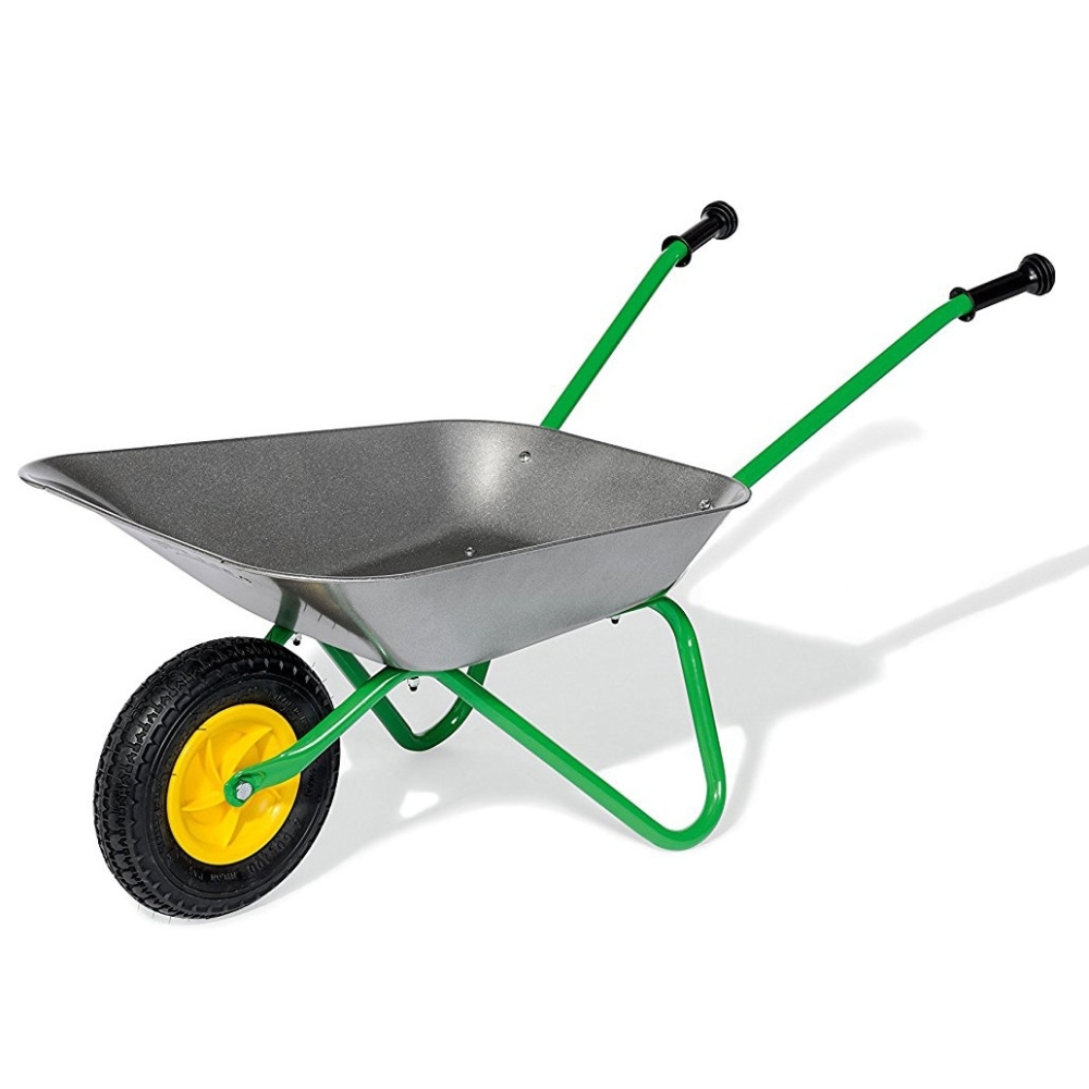 Metalinis vaikų sodo karutis Rolly Toys pilkas