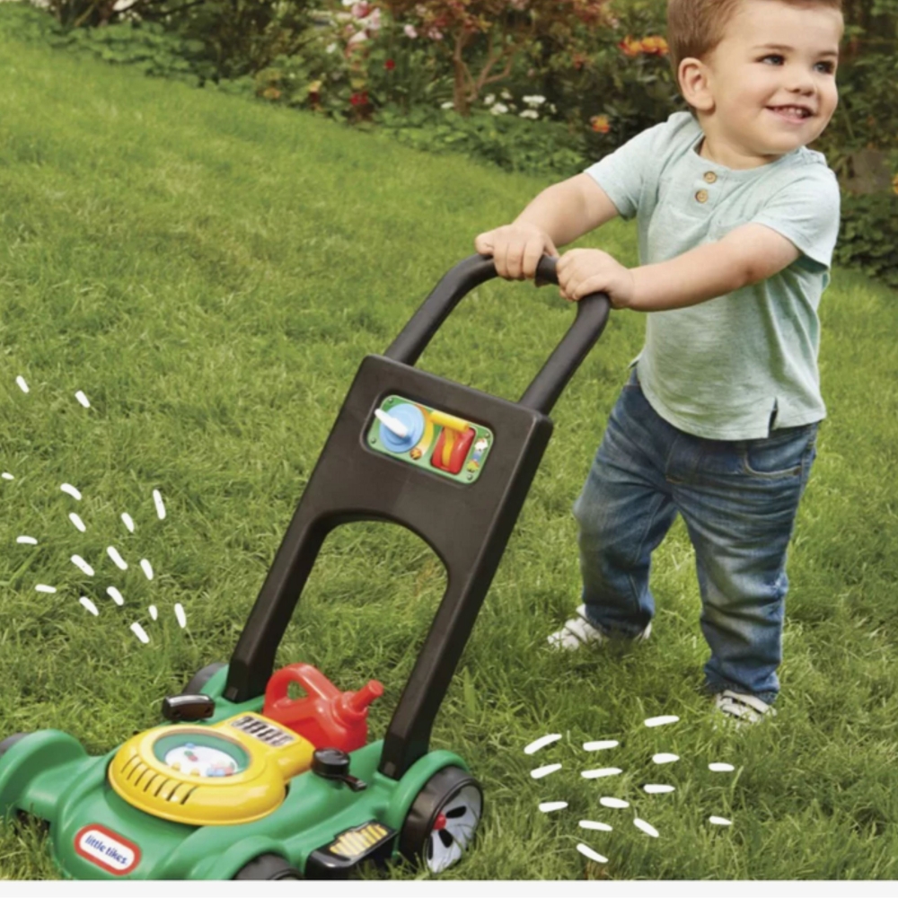 Interaktyvi stumiama žoliapjovė Little Tikes-Žaislai, Profesijos, buities žaislai, Buities žaislai-e-vaikas