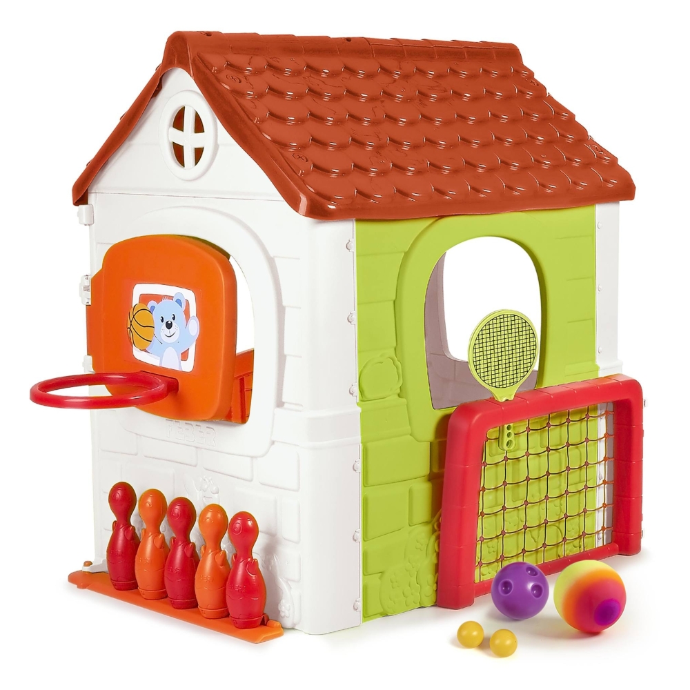 Daugiafunkcinis namelis 6-in-1 FEBER Activity House su priedais